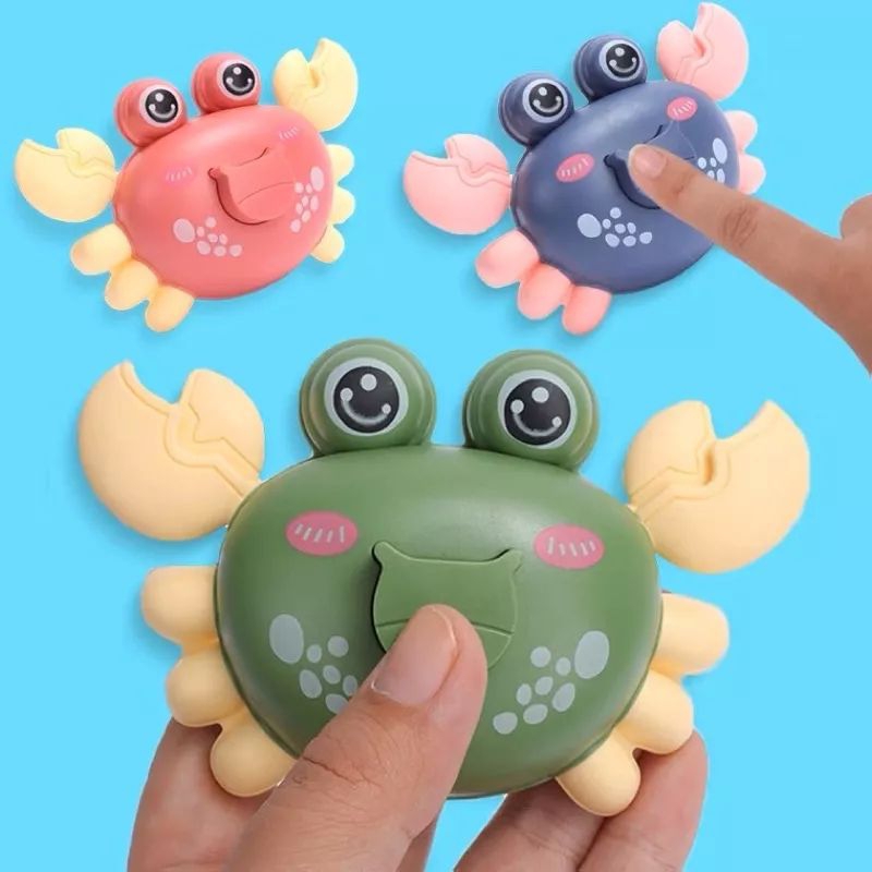 Mainan Anak Kepiting Pencet Bisa Jalan / Mainan Crab Walk / Mainan Kepiting