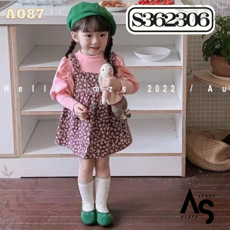 Dress anak perempuan import 1-4 Tahun A087