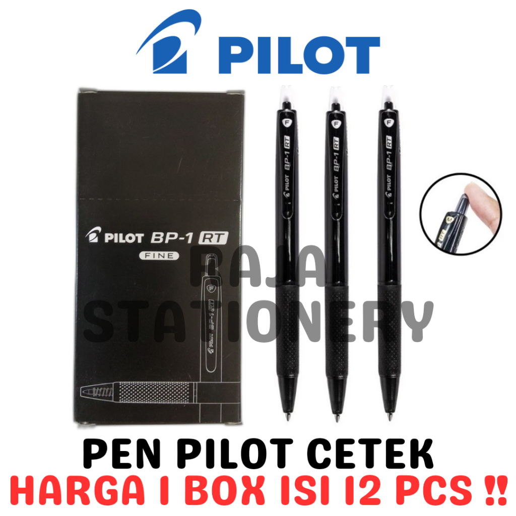 

PILOT BALL PEN CLICKER BP-1 RT PENA PULPEN CETEK PILOT BP-1RT [12PCS]