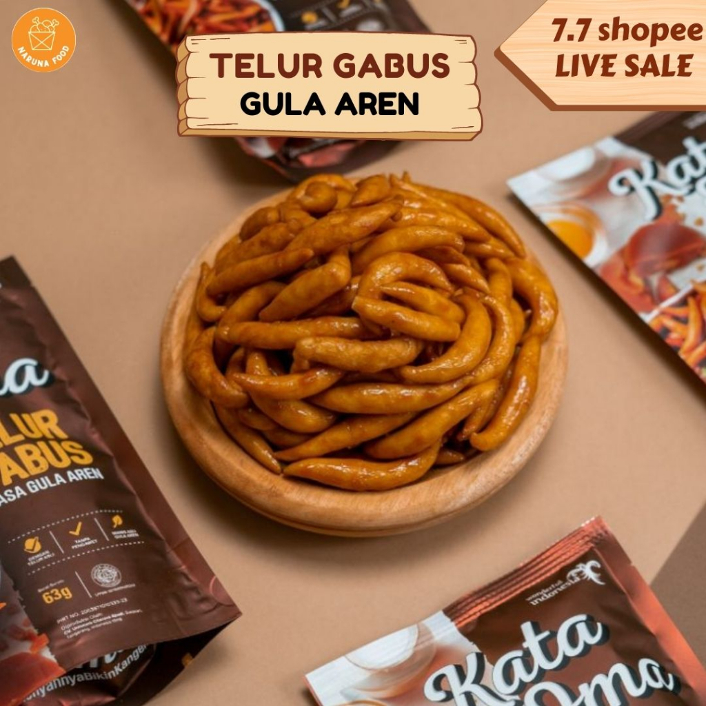 PROMO 10.10 TELUR GABUS KATA OMA KEJU DAN GULA AREN camilan telur gabus bolot gurih manis keju gula aren