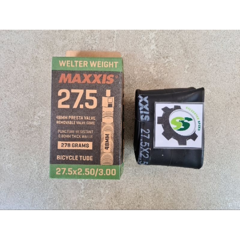 Ban dalam Maxxis 27.5 x 2.50 - 3.00 Pentil Kecil Presta 2.5 3.0 FV 275