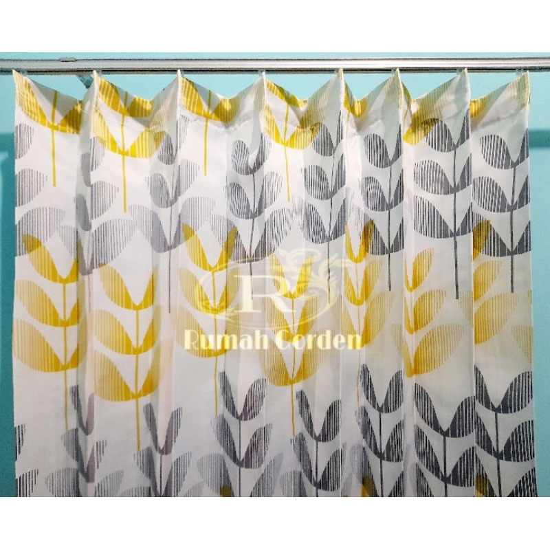 Gorden plisket motif amanda / gorden plisket tebal / gorden plisket kawat / gorden jendela