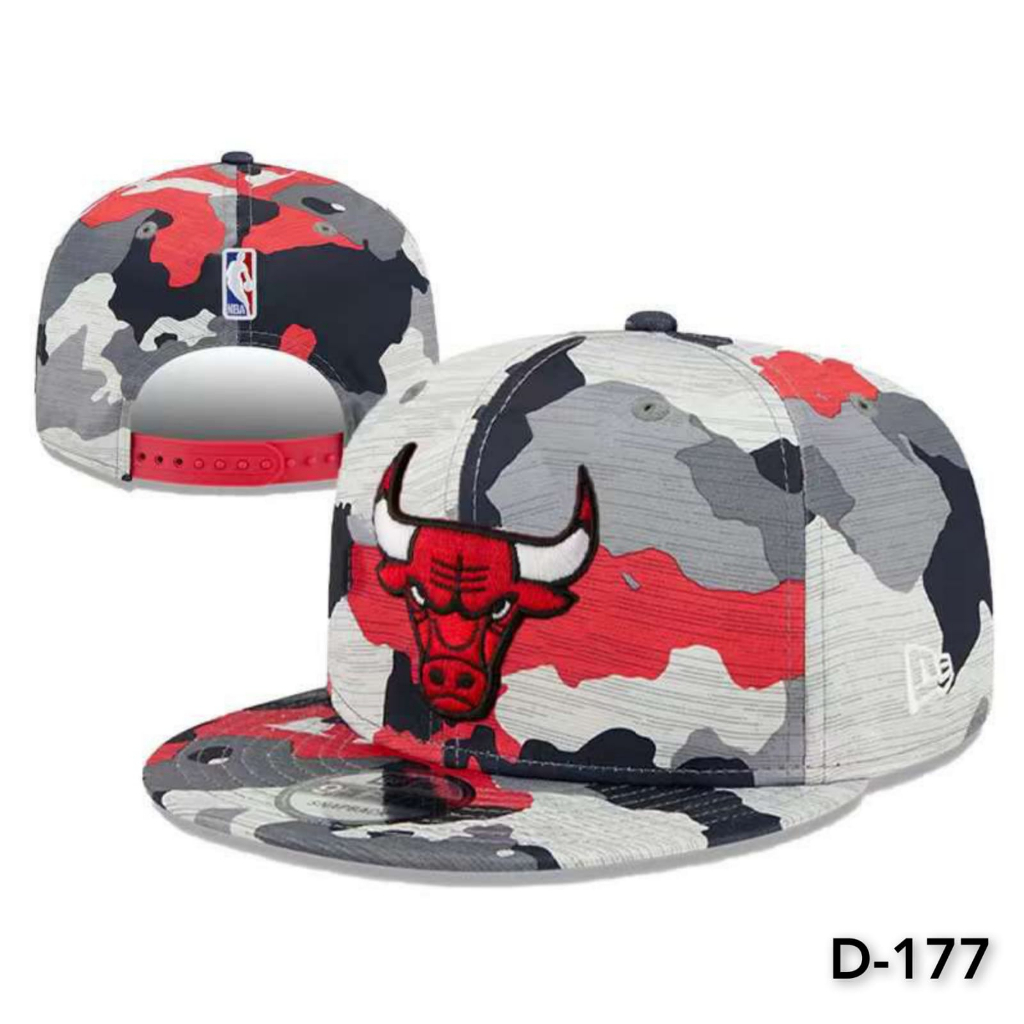 D-177 Topi Snapback NBA Chicago Bulls Camo