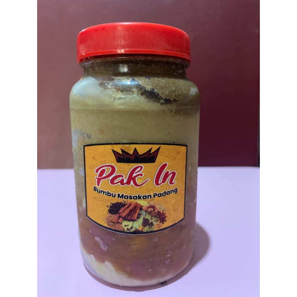 Bumbu Rendang Asli Padang Untuk 1 kg Daging Sapi Kedai Bumbu Pak In Padang