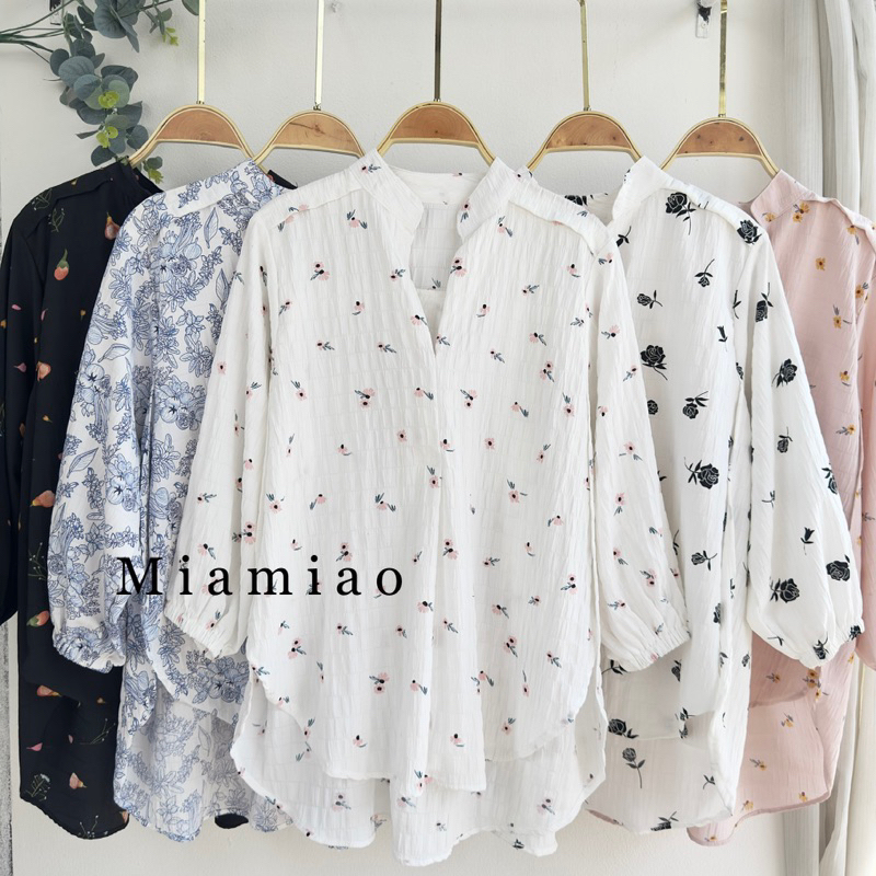 Alensa Blouse Atasan wanita Casual motif