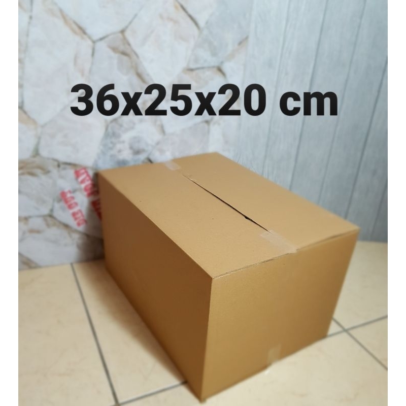 

Kardus / box / 36x25x20 cm / Karton packing polos baru ST