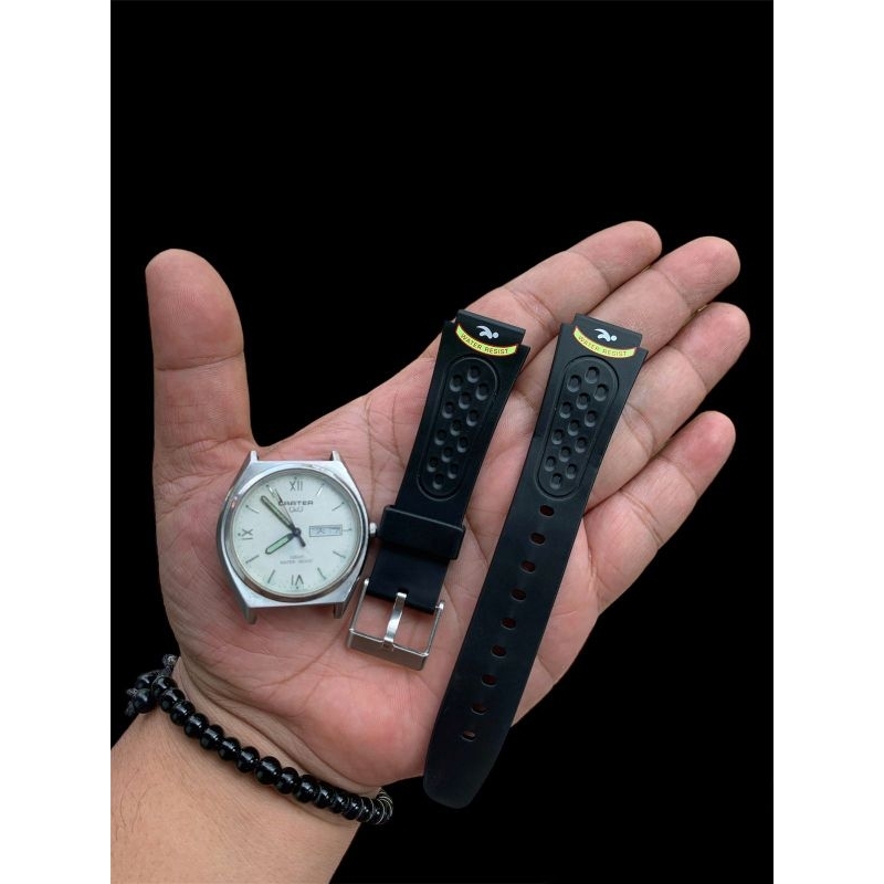 Strap tali jam tangan rubber QQ casio aftermarket 18mm