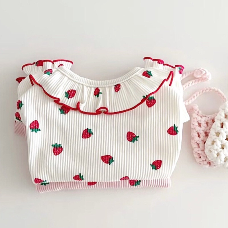 Ively korea strawberry premium super soft top