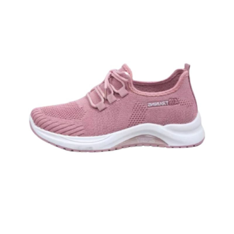 COD POS R-27 Sneakers Rajut Wanita Sepatu Olahraga, Jogging, Travelling