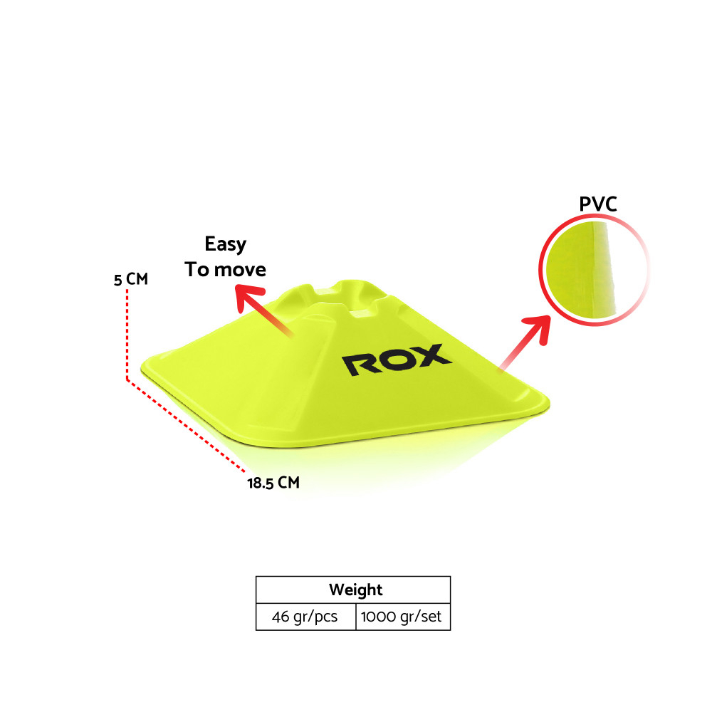 cone mangkok segitiga rox cone rox + tas & hanger