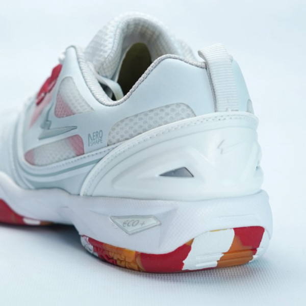 {MixaStore} Eagle Jet Pro Badminton Shoes - Putih/Merah - 40 Diskon
