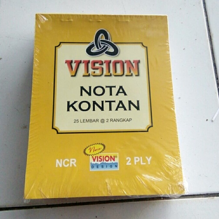 

Nota Kontan VISION 2 PLY isi 10pcs Ukuran Kecil