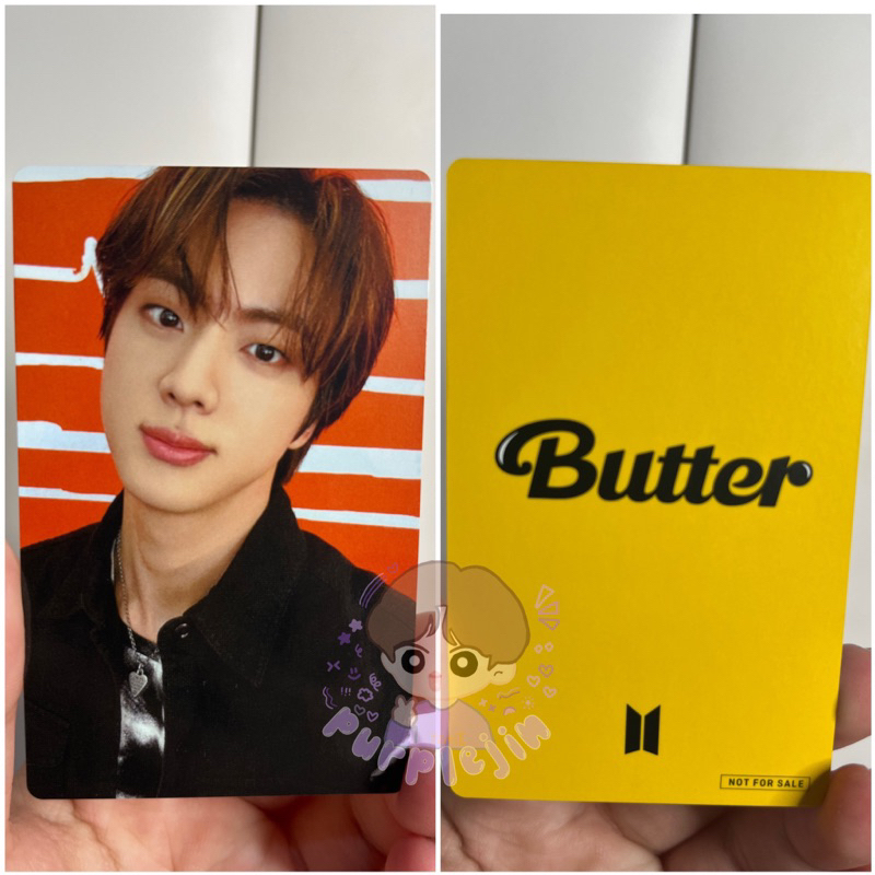 PC PHOTOCARD BTS OFFICIAL SEOKJIN JIN BUTTER JAPAN