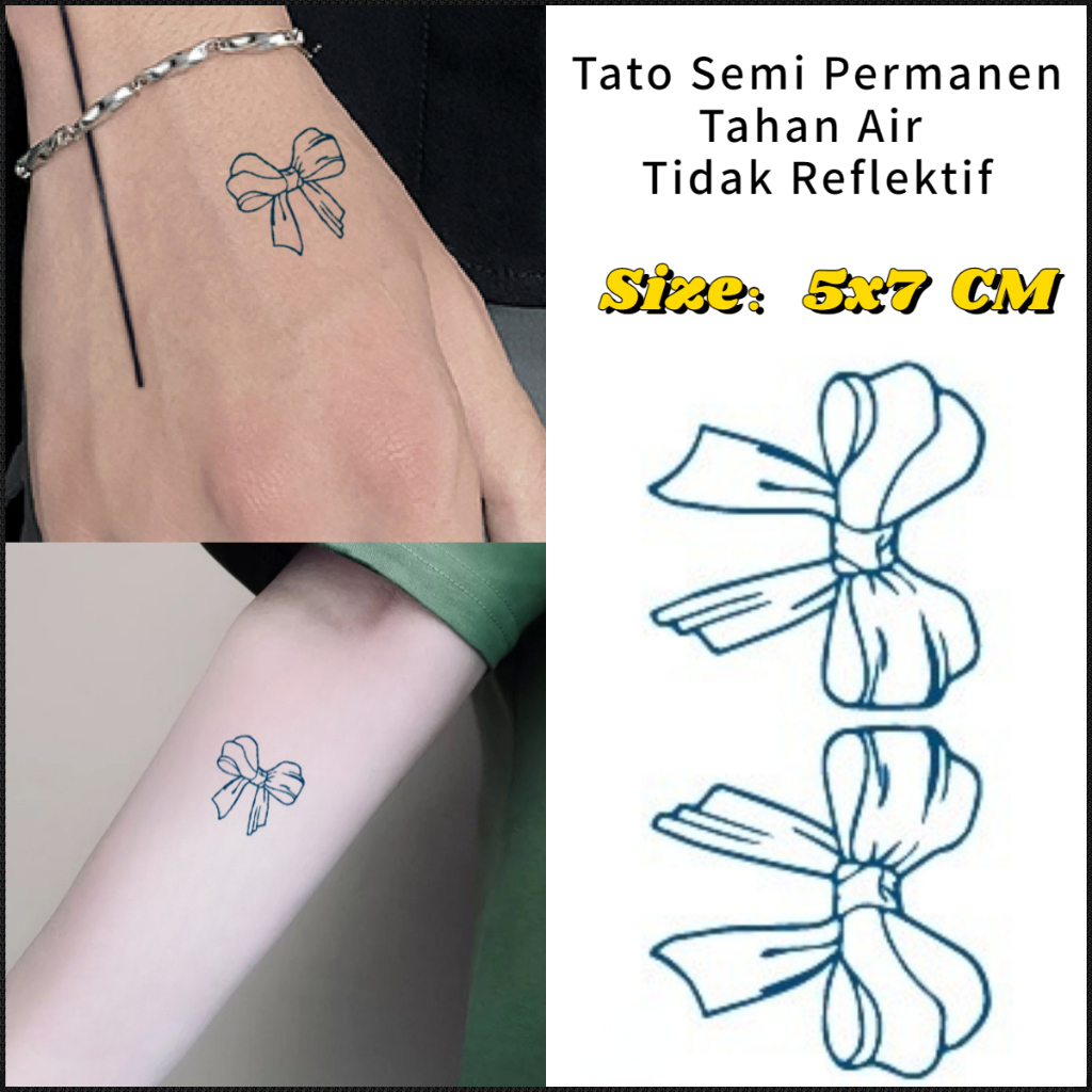 

[Pengiriman 24 Jam] Stiker Tato Semi Permanen 5x7cm | Waterproof | Tato Tahan Lama Berbagai Pilihan Pola