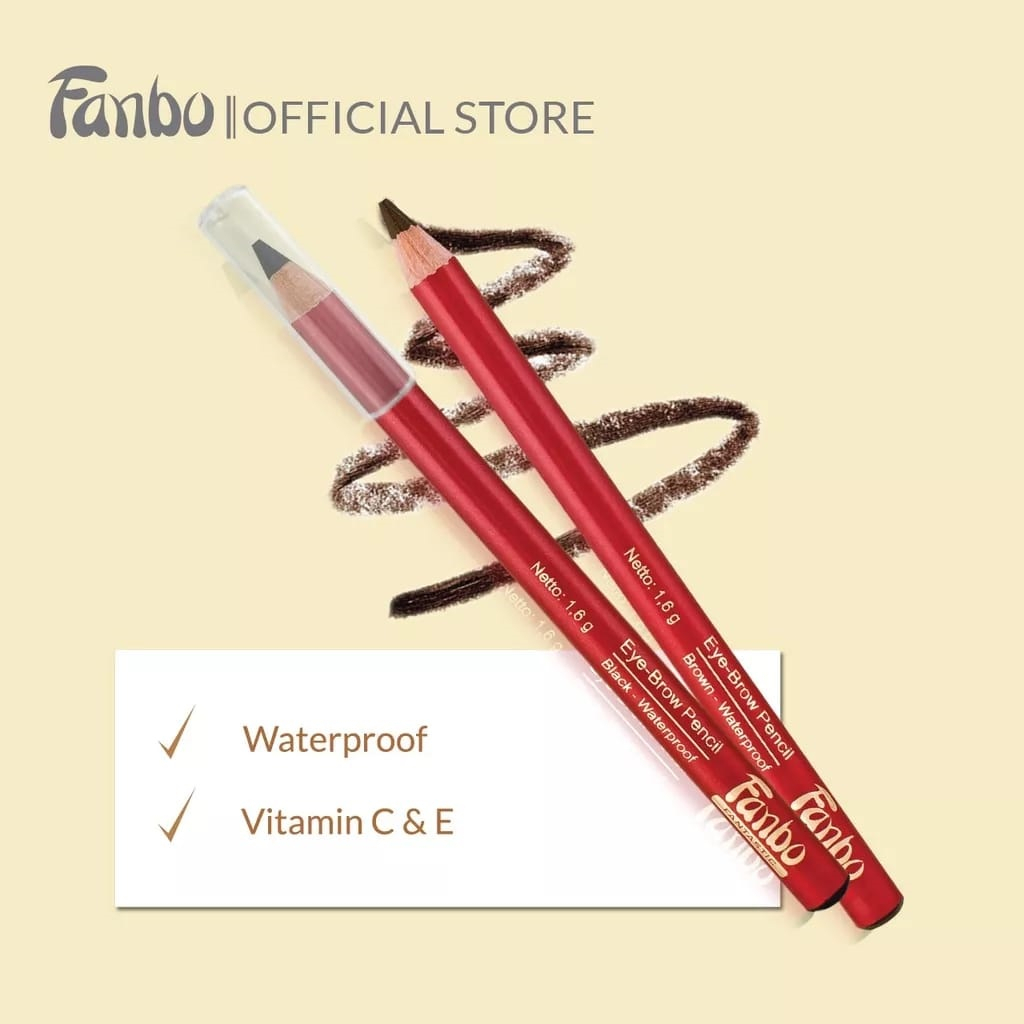 Fanbo Fantastic Eyebrow pencil - Pensil Alis Waterproof