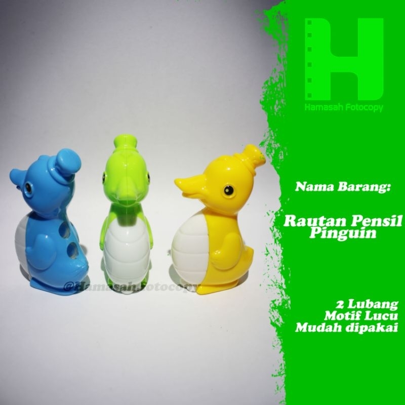 

Rautan Pensil Motif Pinguin/Bebek - Rautan Karakter - Rautan Lucu - Serutan pensil