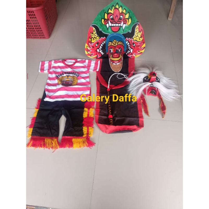 barongan. barongan anak. barongan murah. ganongan. topeng ganongan. bujangganong. baju reog. baju reog anak. barongan anak murah