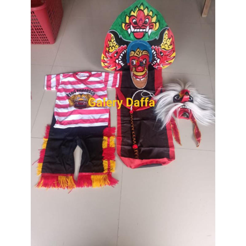 barongan. barongan anak. barongan murah. ganongan. topeng ganongan. bujangganong. baju reog. baju reog anak. barongan anak murah