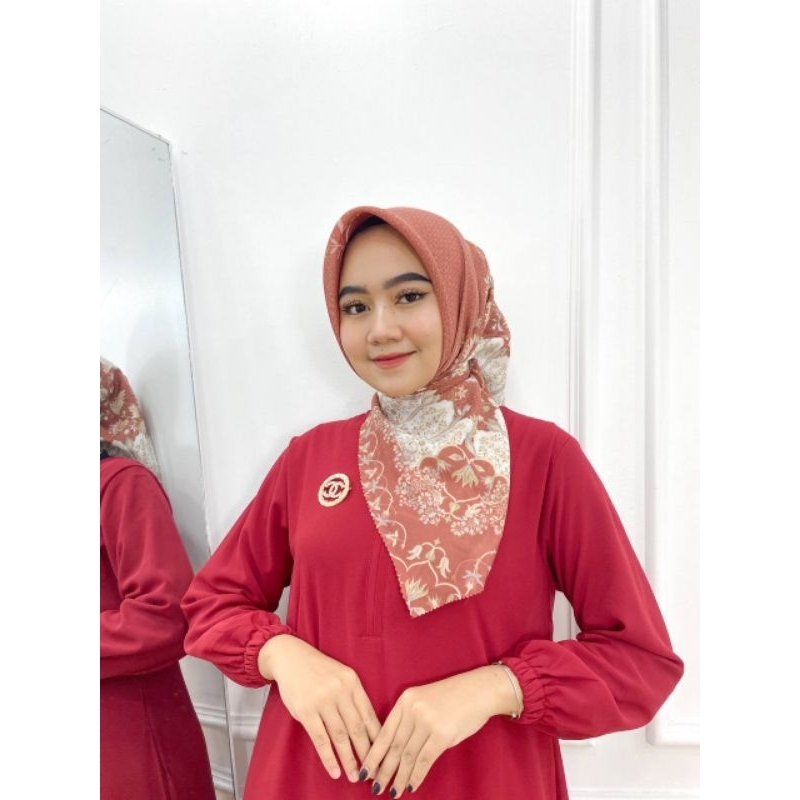 PB Prilly Busana - SURIA GAMIS MALAYSIA - DRESS 2 LAYAR - GAMIS POLOS - GAMIS BUSUI - MUSLIM