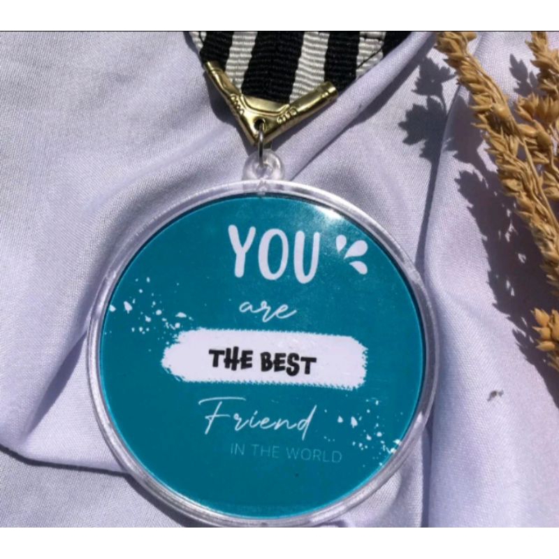 Medali Custom - Medali Kelulusan - Medali Akrilik / Best boyfriend / Wisuda Hadiah Murah Kado Unik A