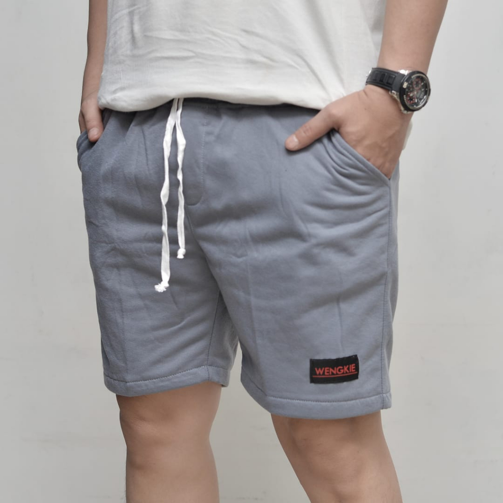 Wengkie.id / Boardshort / celana pendek pria / celana pendek wanita / celana casual / celana pendek murah / Warna Denim