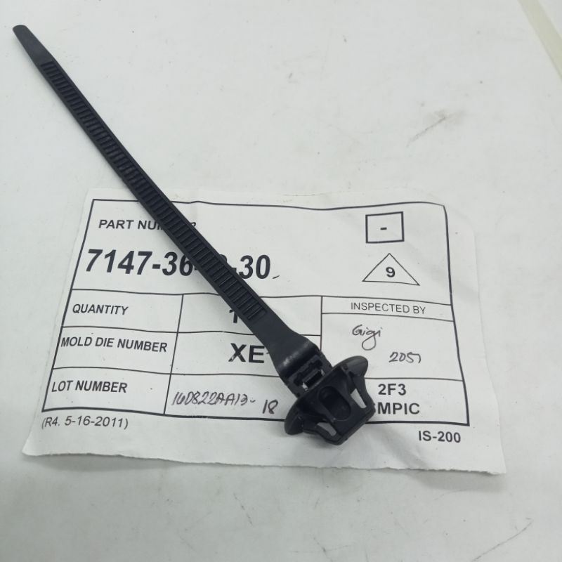 kleman tali ripet kabel body motor klip tali tis original TEBAL ORIGINAL