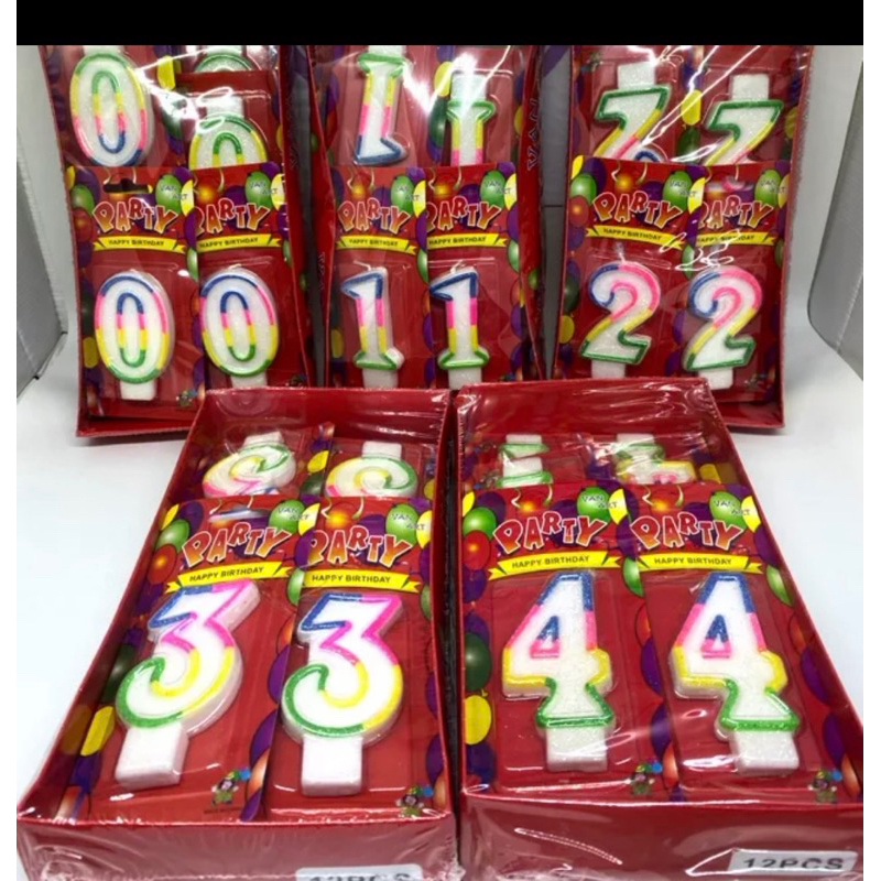 Lilin angka#1 pcs