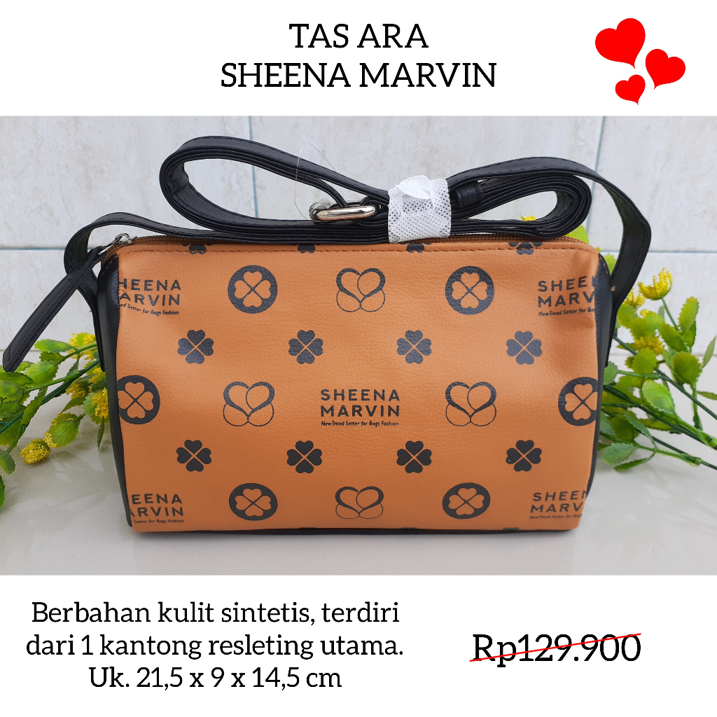 TAS ARA SHEENA MARVIN ORI PROMO TAS SELEMPANG WANITA SLING BAG
