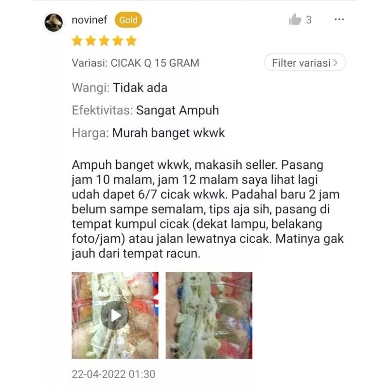 CICAK-Q 15gram - Racun Cicak - Racak CICAK Q CICAKQ CICAKKU