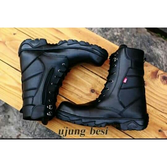 Sepatu pdl safety boots sepatu pdl tni polisi brimob militer security satpolpp