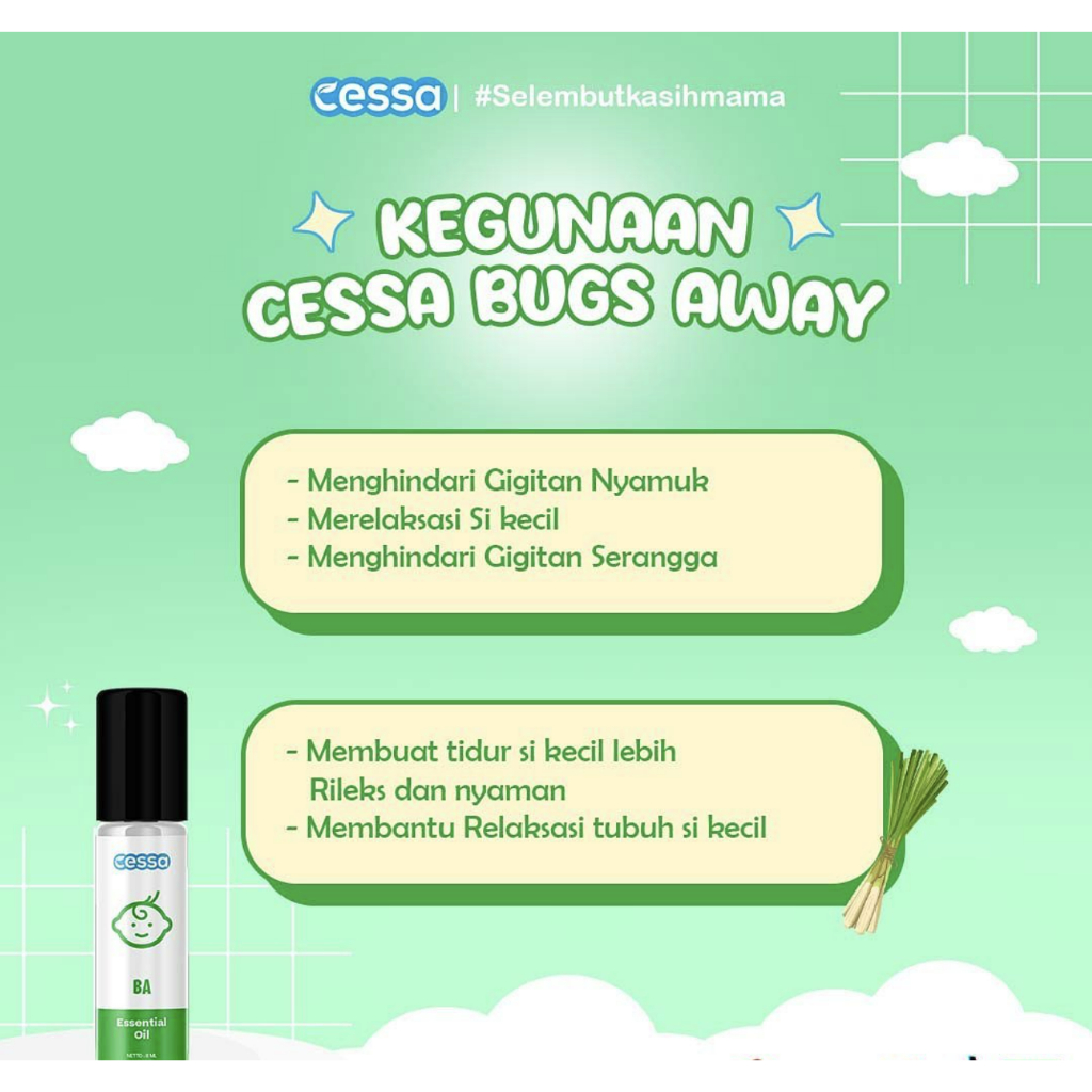 BPOM CESSA KIDS ESSENTIAL OIL 8ML / CESSA KIDS OIL / MINYAK ANAK / SYE