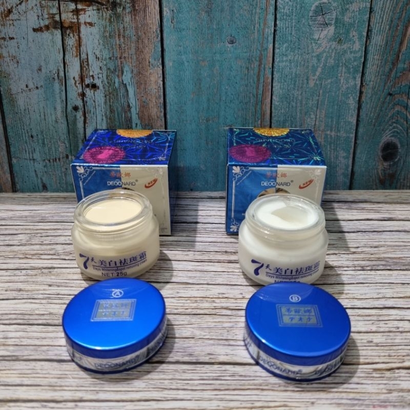 krim deonard biru A/krim siang B/krim malam