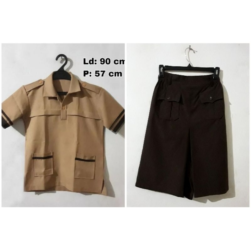 SET SERAGAM PRAMUKA PRELOVED