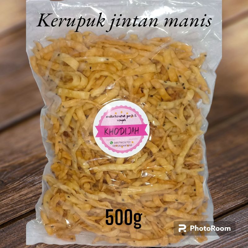 

Kerupuk jintan manis enak murah 500g