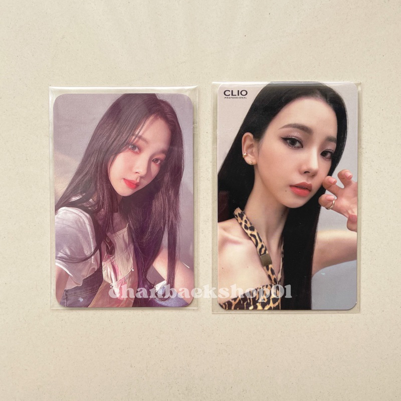 KARINA PHOTOCARD | KARINA AESPA CLIO PHOTOCARD VOL 3 & 1