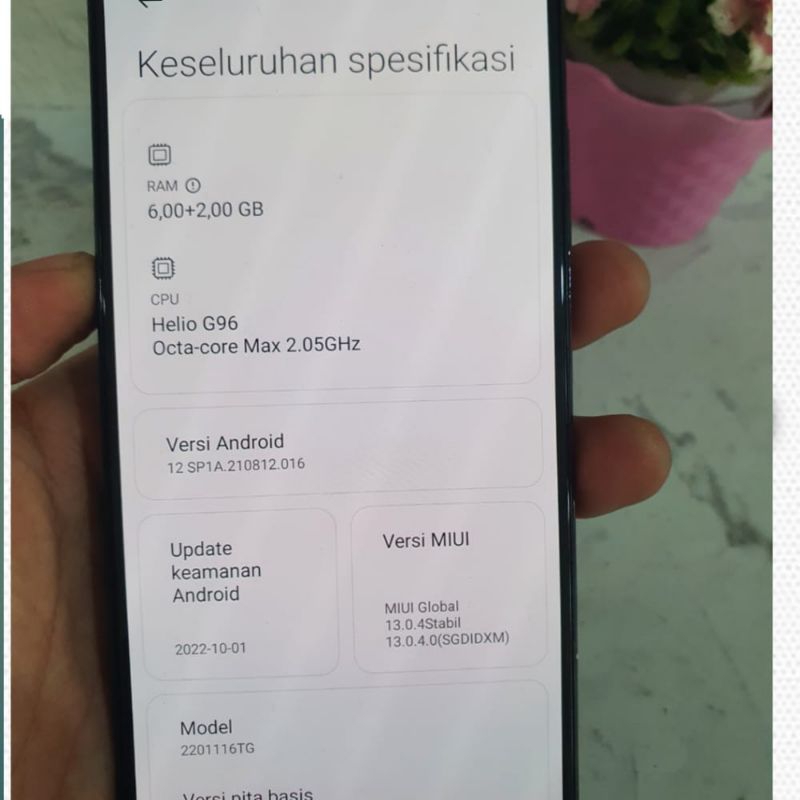 XIAOMI REDMI NOTE 11 PRO | RAM 6/128GB | SECOND TERMURAH MULUS NO MINUS