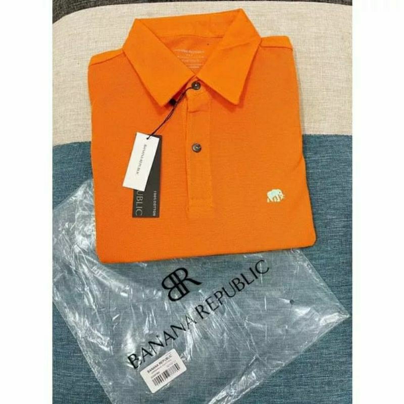 Banana republic organic cotton polo shirt man