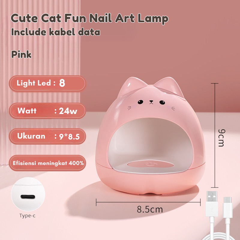 Pretty Nail Dryer UV LED 120W / Lampu LED Nail SUN 54W/ P UV LED mini 6W / LED SUN  Nail Lamp Alat Kecantikan Pengering Kutek Kuku