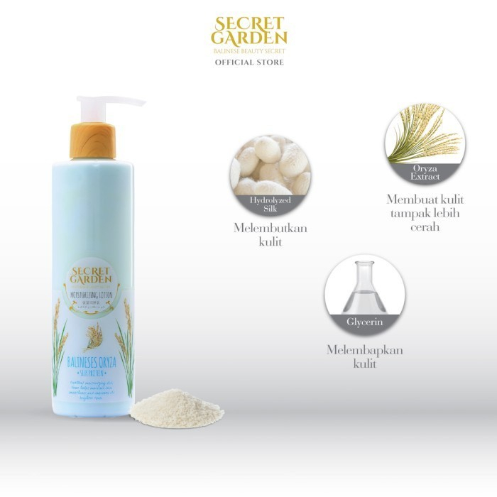 Secret Garden Moisturizing Lotion Baliness Oryza 230 Gr