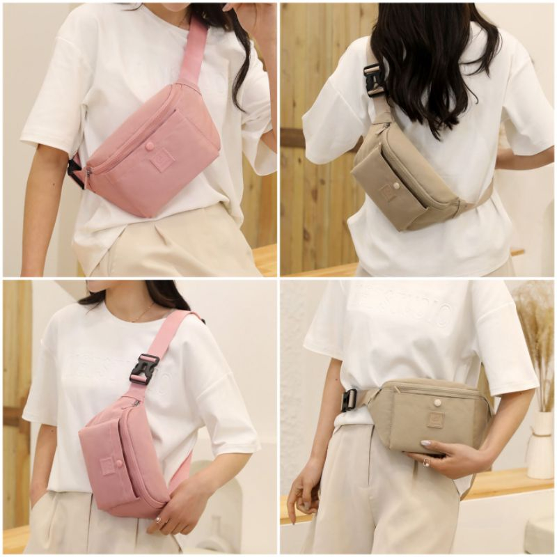 Oceansky - COLORFUL FOX 0416 Original import tas pinggang &amp; tas dada wanita waterproof