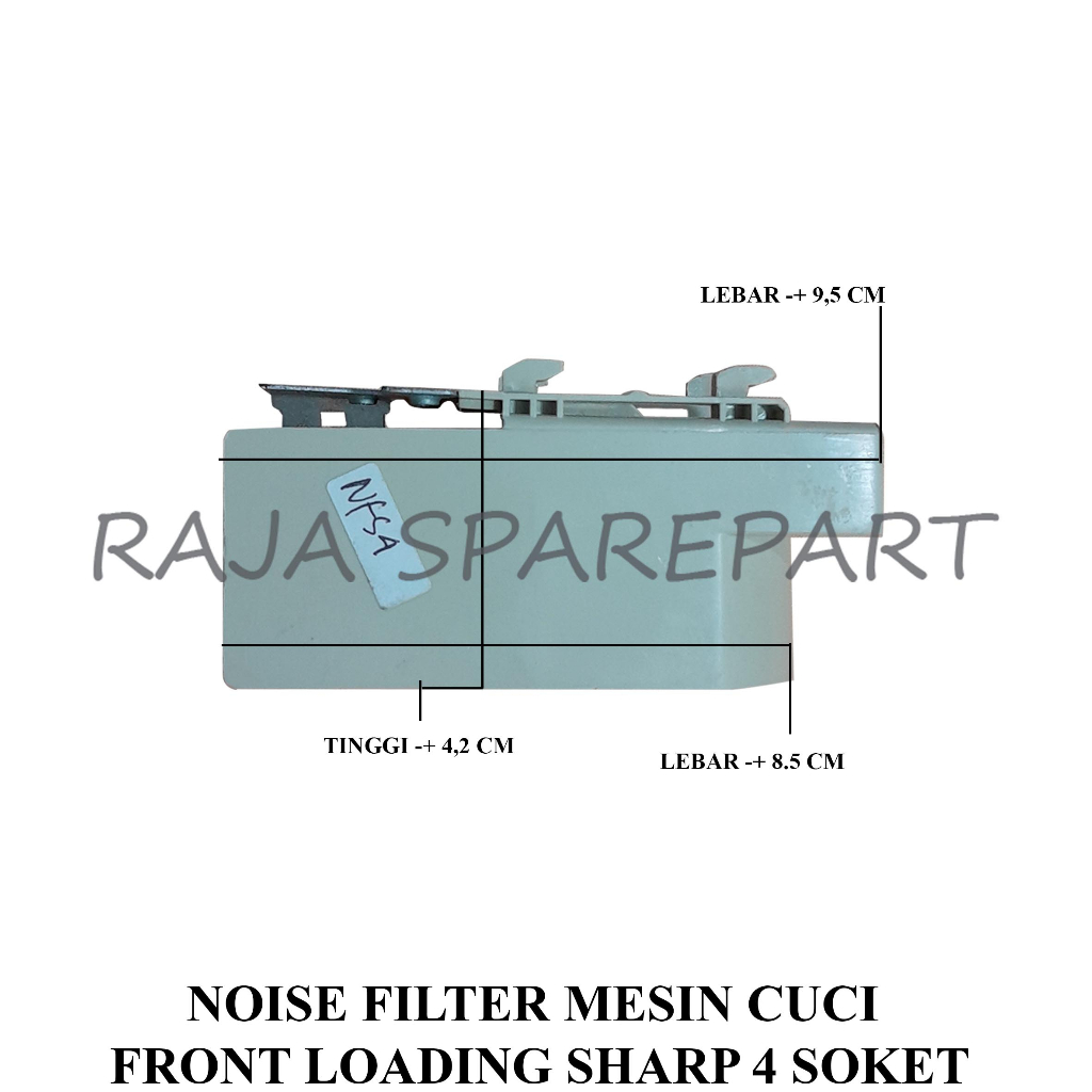 FILTER MESIN CUCI/NOISE FILTER/NOISE FILTER MESIN CUCI FRONT LOADING SHARP 4 SOKET