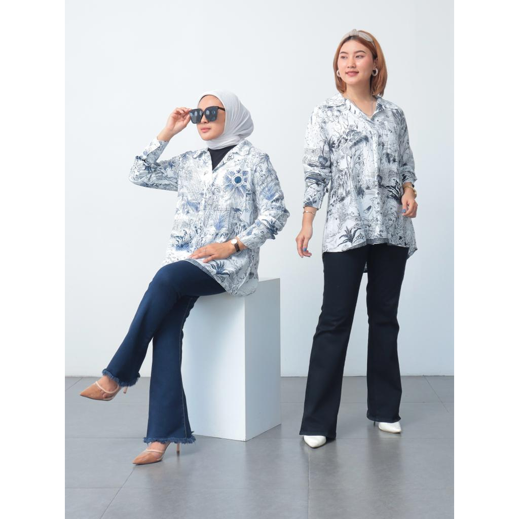 Kemeja Wanita Hoya Oversize - 2301.02.070