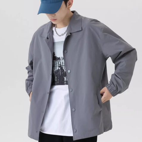 【NEW】Jaket pria jaket baseball bomber varsity jacket korean style original jaket cowok vintage jaket parka trucker couple pasangan jaket hitam polos2023