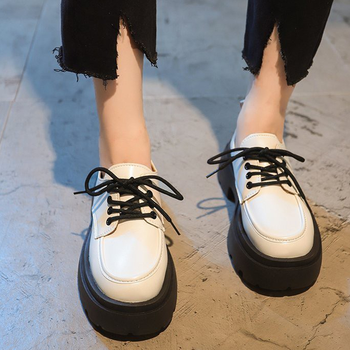 AVANCEID 1925 Sepatu Sneakers Boots Wanita Kerja Docmart Hitam Import