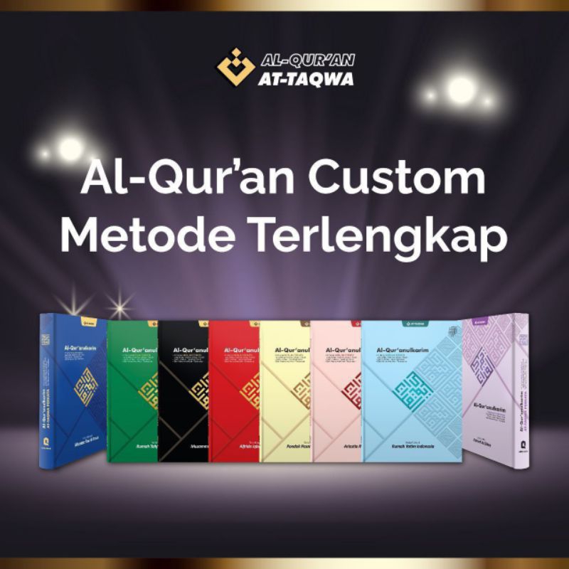 

Al-Qur'an millenial Al-Qur'an costom metode terlengkap lebih mudah menghafal ukuran A4