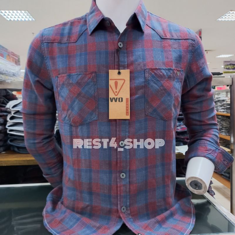 WATCHOUT KEMEJA LENGAN PANJANG JS302810137 MAROON