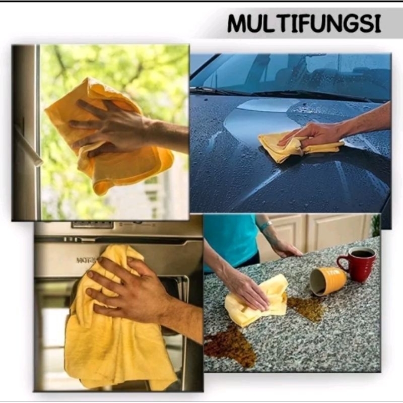 Kanebo/kain lap 43x32cm..kanebo serbaguna