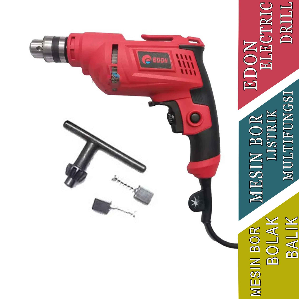 Mesin Bor Listrik - Edon ED5-3810 - Electric Drill - Mesin Bor Tangan