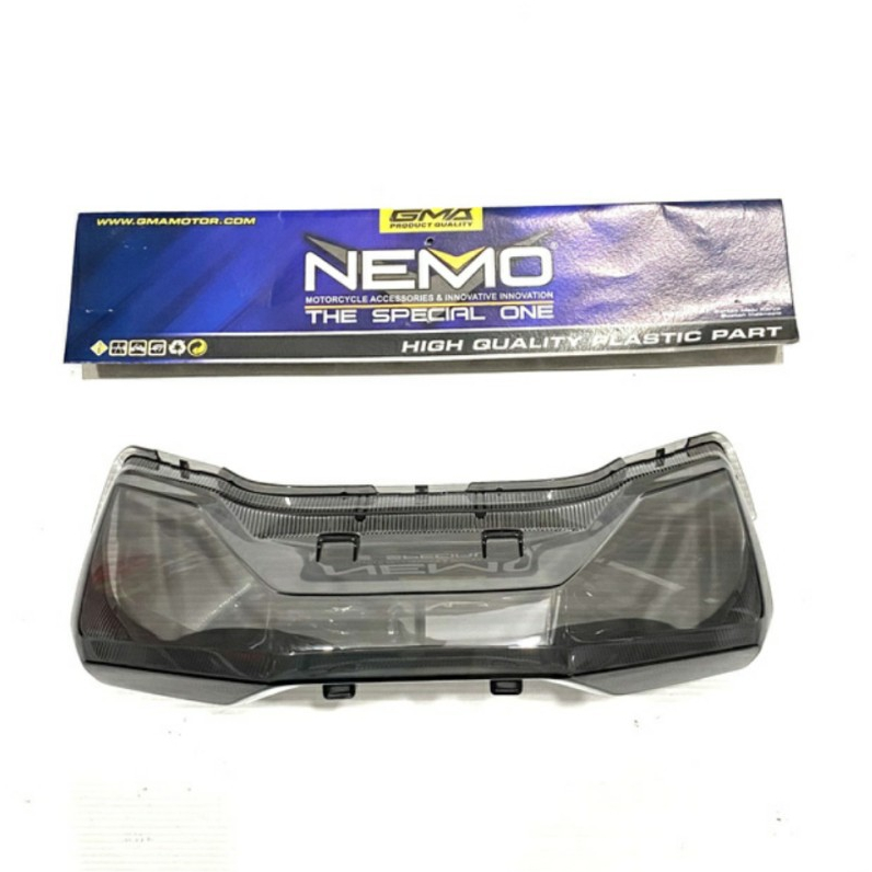 Cover Tutup Mika Lampu Stop ADV 150 Nemo Mika Smoke Lampu Rem Stop Honda ADV 150