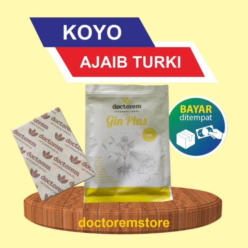 Koyo Turki Original I Koyo Ajaib Gin Plus 1 Lembar I Doctorem